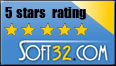 soft32.com 5 star rating.